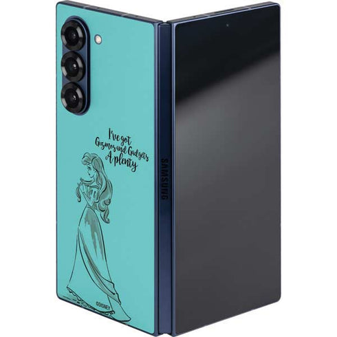 Disney Princess Ariel Gizmos and Gadgets Art Galaxy Z Fold6 Skin