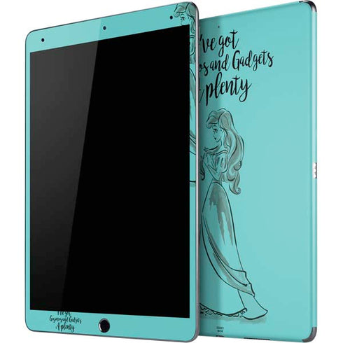 Disney Princess Ariel Gizmos and Gadgets Art iPad Skins