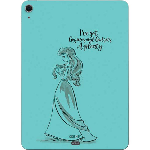 Disney Princess Ariel Gizmos and Gadgets Art Apple iPad Air Skin