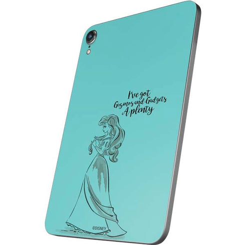 Disney Princess Ariel Gizmos and Gadgets Art Apple iPad Mini Skin