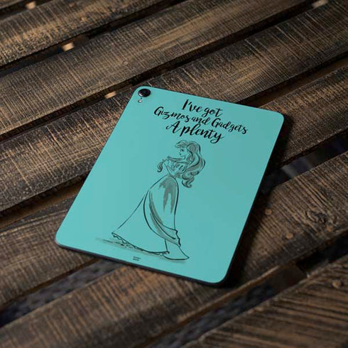 Disney Princess Ariel Gizmos and Gadgets Art Apple iPad Pro Skin