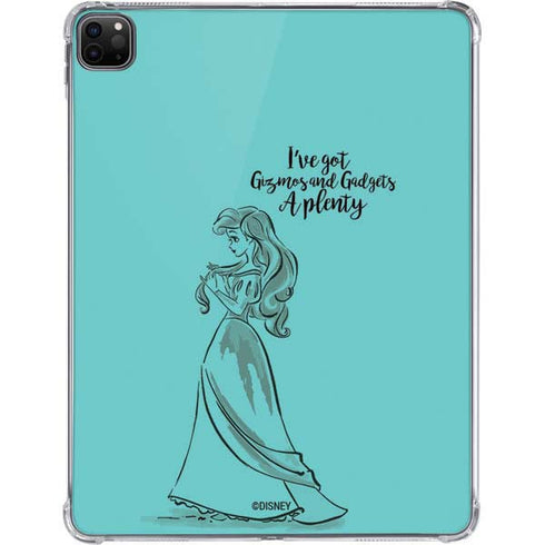 Disney Princess Ariel Gizmos and Gadgets Art iPad Pro 11in (2024) Clear Case