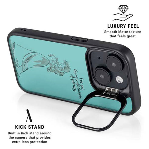 Disney Princess Ariel Gizmos and Gadgets Art iPhone 15 Plus Kickstand Case