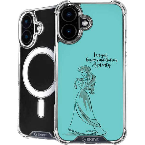 Disney Princess Ariel Gizmos and Gadgets Art iPhone 16 MagSafe Case