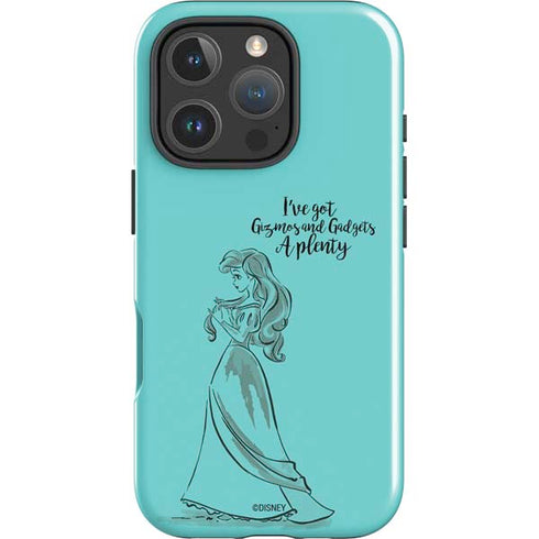 Disney Princess Ariel Gizmos and Gadgets Art iPhone 16 Pro Impact Case