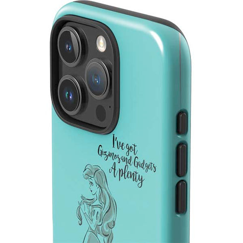 Disney Princess Ariel Gizmos and Gadgets Art iPhone 16 Pro Impact Case