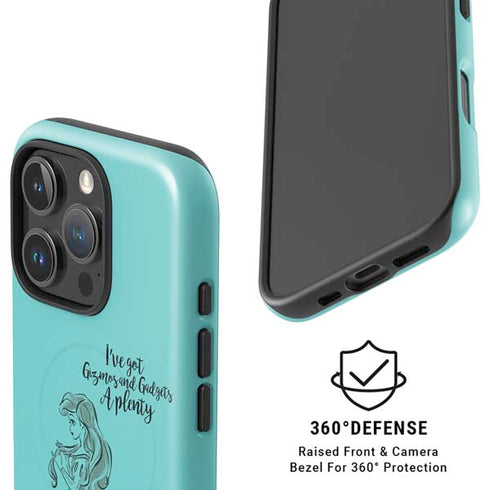 Disney Princess Ariel Gizmos and Gadgets Art iPhone 16 Pro Magsafe Impact Case