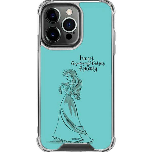 Disney Princess Ariel Gizmos and Gadgets Art iPhone 16 Pro Max Clear Case