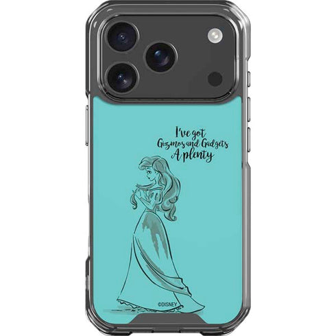 Disney Princess Ariel Gizmos and Gadgets Art iPhone 18 Pro Clear Case