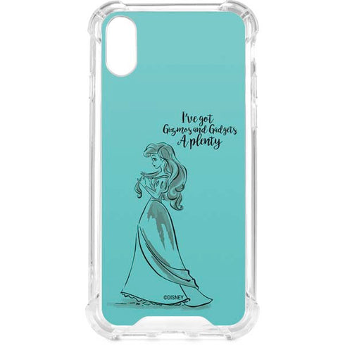 Disney Princess Ariel Gizmos and Gadgets Art iPhone XS Clear Case
