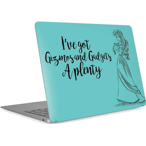 Disney Princess Ariel Gizmos and Gadgets Art Apple MacBook Air Skin