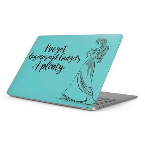 Disney Princess Ariel Gizmos and Gadgets Art Apple MacBook Pro 16-inch Skin
