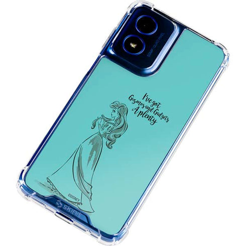 Disney Princess Ariel Gizmos and Gadgets Art Moto G 5G (2024) Clear Case