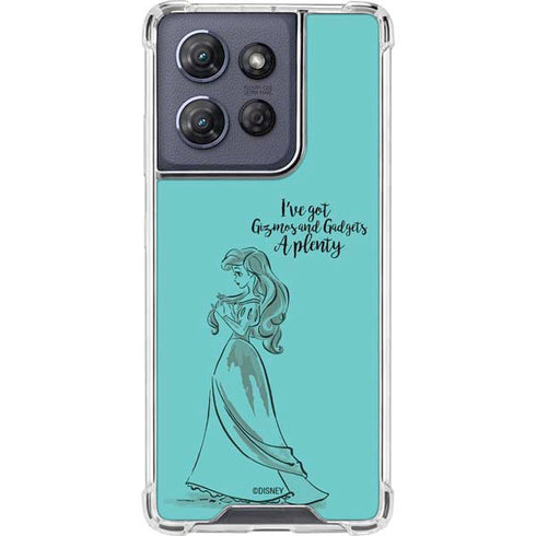 Disney Princess Ariel Gizmos and Gadgets Art Moto G Play 5G (2025) Clear Case