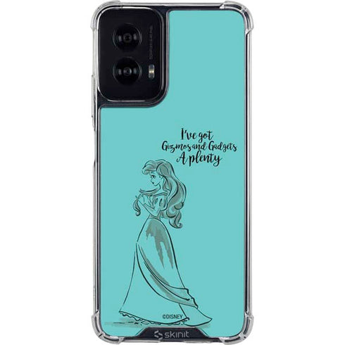 Disney Princess Ariel Gizmos and Gadgets Art Moto G Power 5G (2024) Clear Case