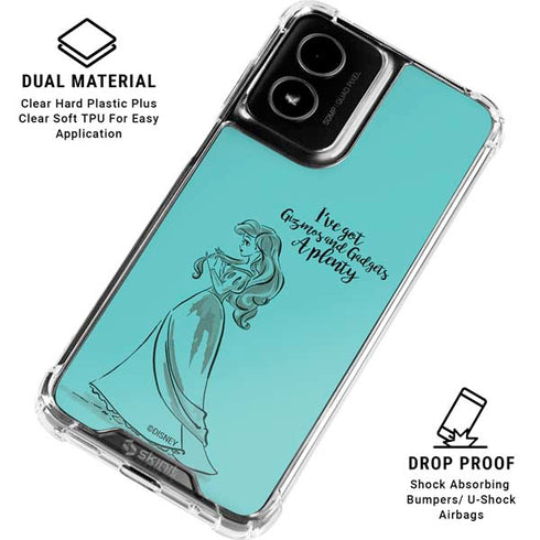 Disney Princess Ariel Gizmos and Gadgets Art Moto G Power 5G (2024) Clear Case