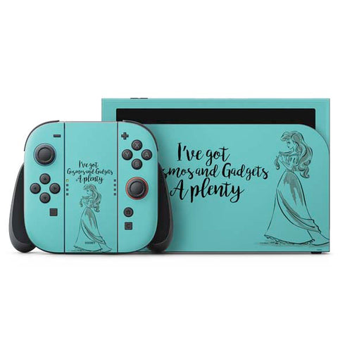 Disney Princess Ariel Gizmos and Gadgets Art Nintendo Switch 2 (2025) with Joy-Con Skin