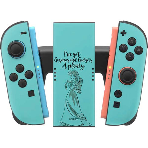 Disney Princess Ariel Gizmos and Gadgets Art Nintendo Switch 2 (2025) Joy-Con Controller Skin