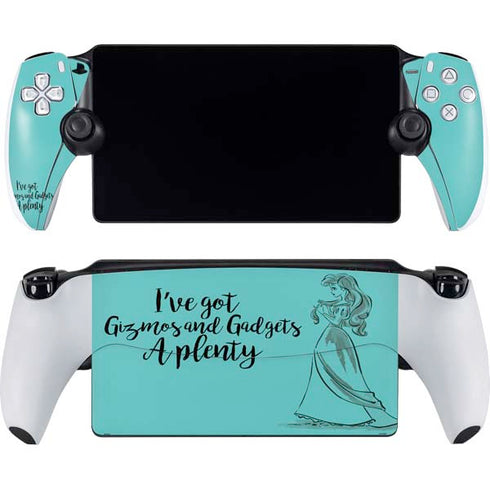 Disney Princess Ariel Gizmos and Gadgets Art PlayStation PS5 Skins