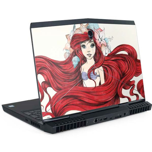 Disney The Little Mermaid Ariel Illustration Dell Alienware Skin