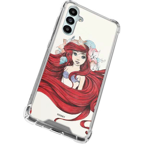 Disney The Little Mermaid Ariel Illustration Gabb Phone 4 Clear Case