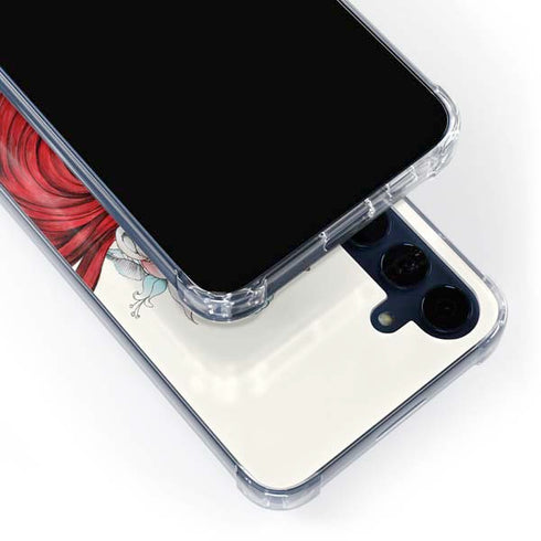 Disney The Little Mermaid Ariel Illustration Galaxy A55 5G Clear Case