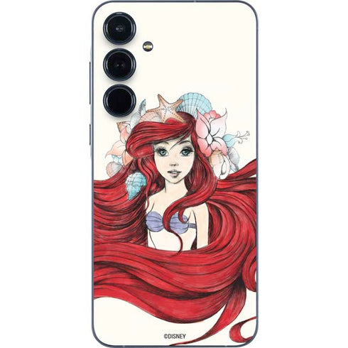 Disney The Little Mermaid Ariel Illustration Galaxy A55 5G Skin