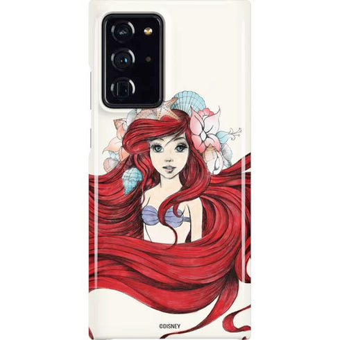 Disney The Little Mermaid Ariel Illustration Galaxy Cases