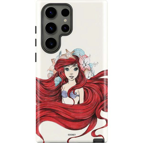 Disney The Little Mermaid Ariel Illustration Galaxy S23 Ultra Pro Case