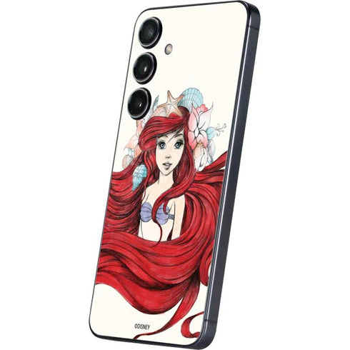 Disney The Little Mermaid Ariel Illustration Galaxy S24 Plus Skin