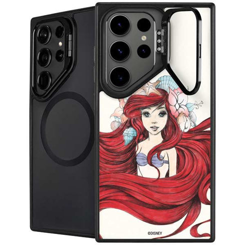 Disney The Little Mermaid Ariel Illustration Galaxy Cases