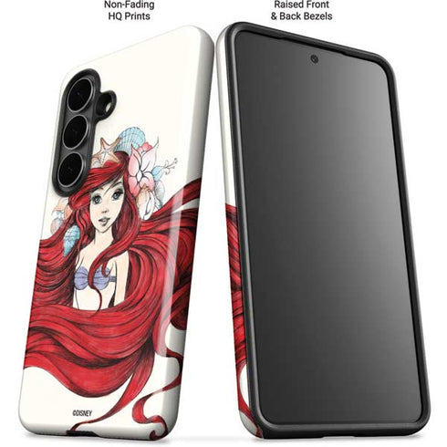 Disney The Little Mermaid Ariel Illustration Galaxy S26 Impact Case
