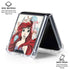 Disney The Little Mermaid Ariel Illustration Galaxy Z Flip7 Clear Case