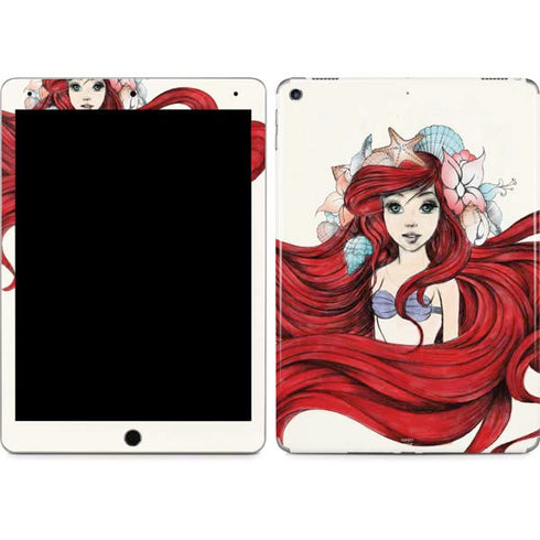 Disney The Little Mermaid Ariel Illustration iPad Skins