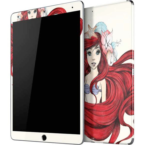 Disney The Little Mermaid Ariel Illustration iPad Skins