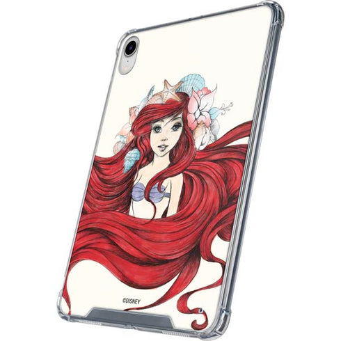 Disney The Little Mermaid Ariel Illustration iPad 11th Gen (2025) Clear Case