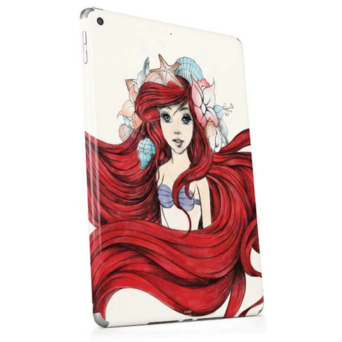 Disney The Little Mermaid Ariel Illustration Apple iPad Skin