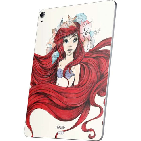 Disney The Little Mermaid Ariel Illustration Apple iPad Air Skin