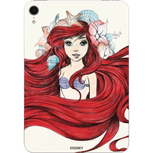 Disney The Little Mermaid Ariel Illustration Apple iPad Mini Skin