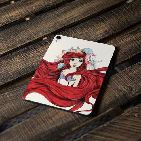 Disney The Little Mermaid Ariel Illustration Apple iPad Pro Skin