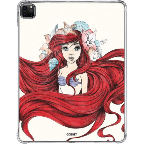 Disney The Little Mermaid Ariel Illustration iPad Pro 11in (2024) Clear Case