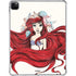 Disney The Little Mermaid Ariel Illustration iPad Pro 11in (2024) Clear Case