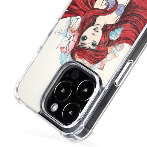 Disney The Little Mermaid Ariel Illustration iPhone 16 Pro Max MagSafe Case