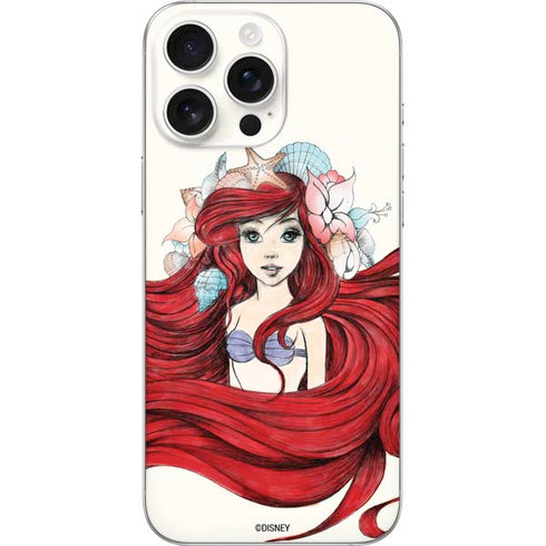 Disney The Little Mermaid Ariel Illustration iPhone 16 Pro Max Skin