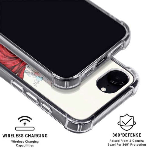 Disney The Little Mermaid Ariel Illustration iPhone 16e MagSafe Case