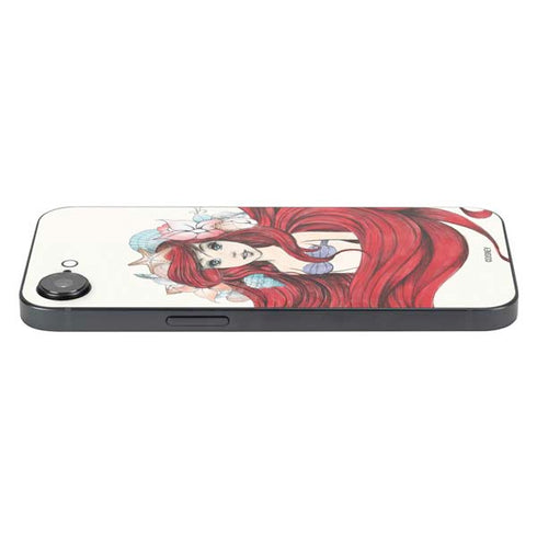Disney The Little Mermaid Ariel Illustration iPhone 16e Skin