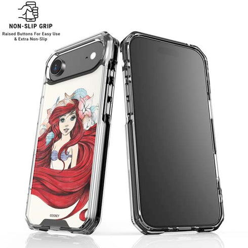 Disney The Little Mermaid Ariel Illustration iPhone 17 Air Clear Case