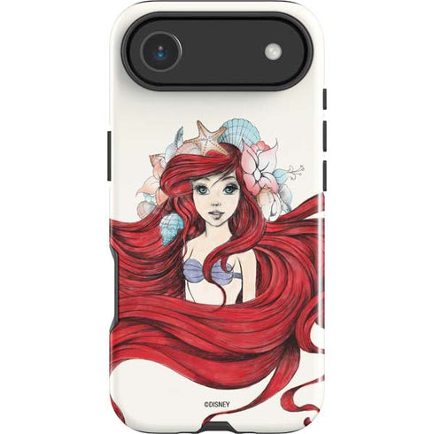 Disney The Little Mermaid Ariel Illustration iPhone 17 Air Impact Case