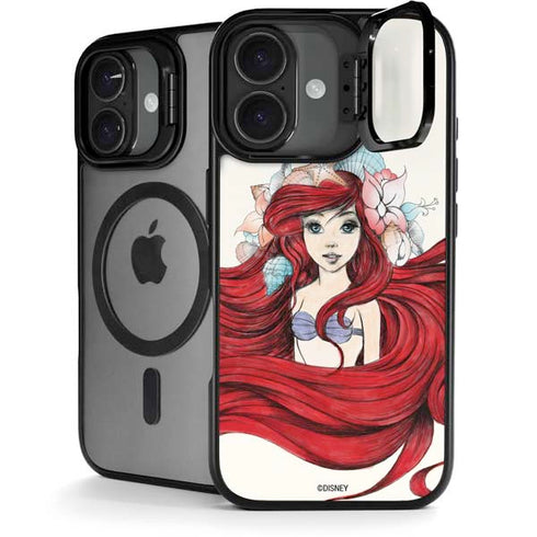 Disney The Little Mermaid Ariel Illustration iPhone 17 Kickstand Case
