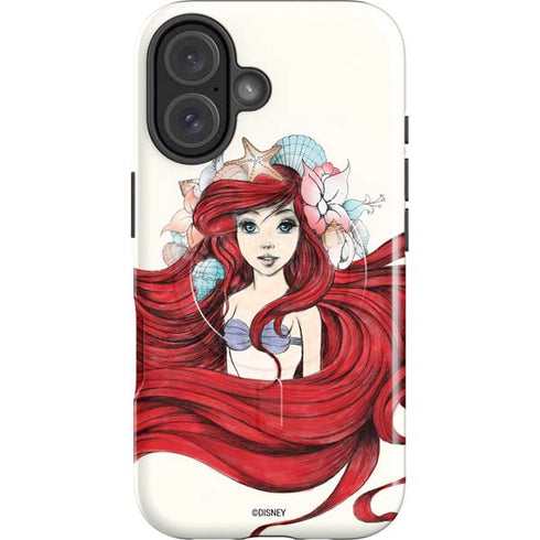 Disney The Little Mermaid Ariel Illustration iPhone 17 Magsafe Impact Case
